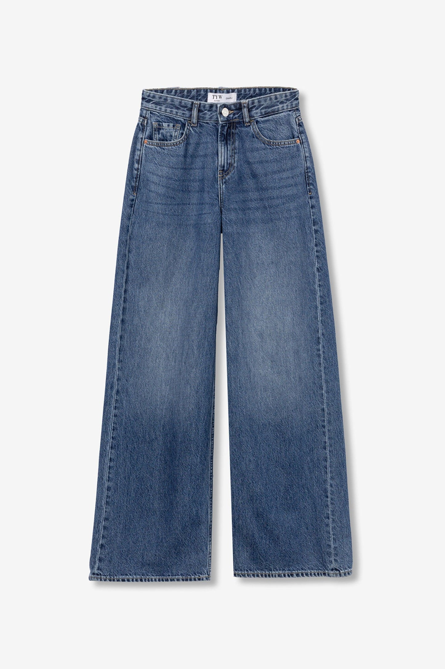 CHARLIE WIDE DARK BLUE JEANS