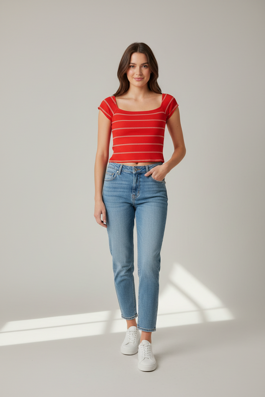 NEVADA ICON SS OFF SHOULDER TOP