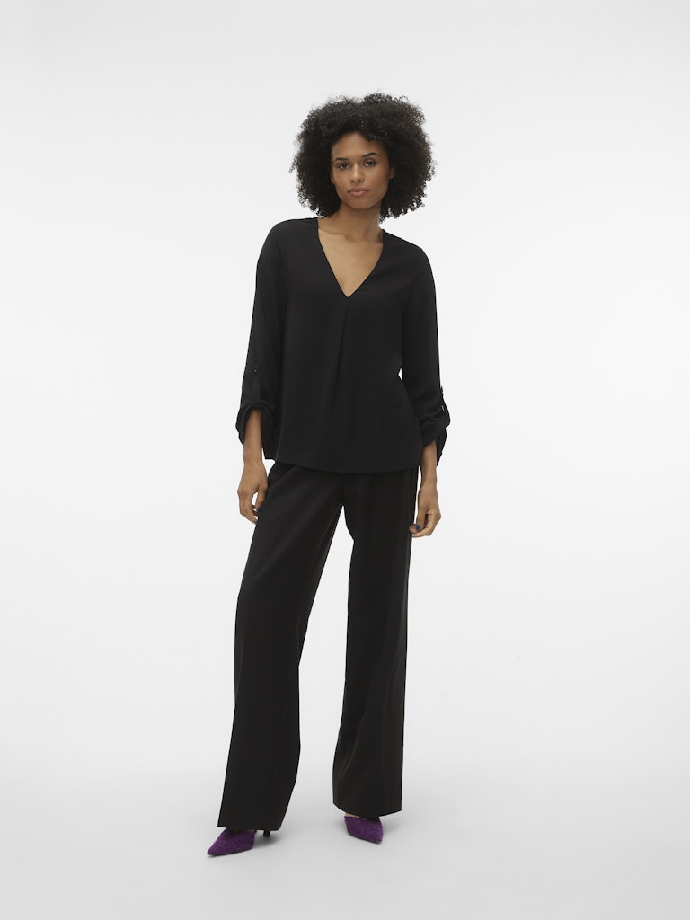 KAS LS V-NECK TOP - BEST CLOTHES