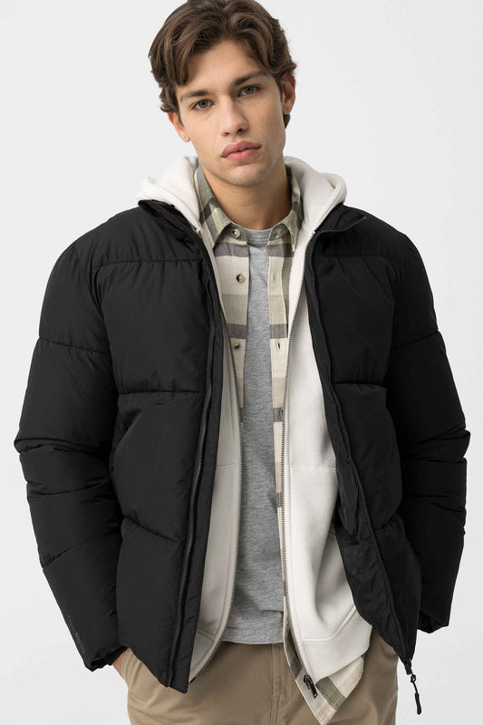 QUILTAD HERRJACKA PARKER