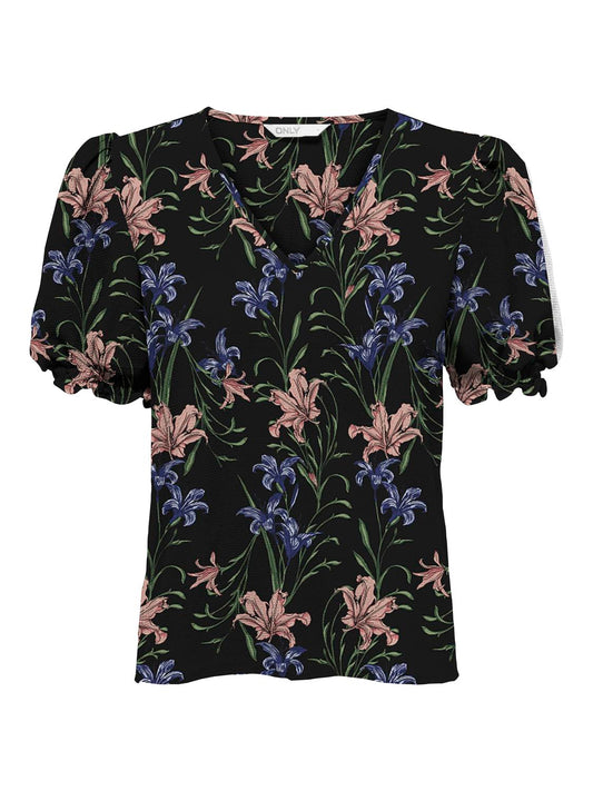 NOVA LUX SS BLAIR TOP AOP - BEST CLOTHES