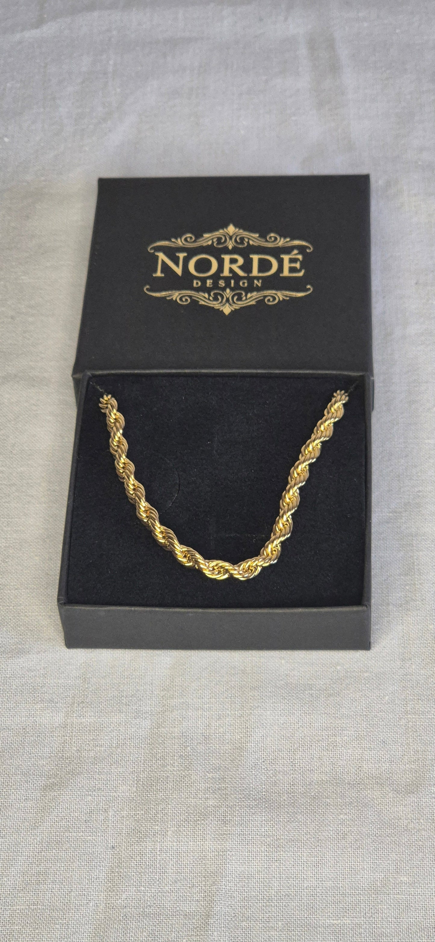 Borealis Rope Herr Halsband Guld