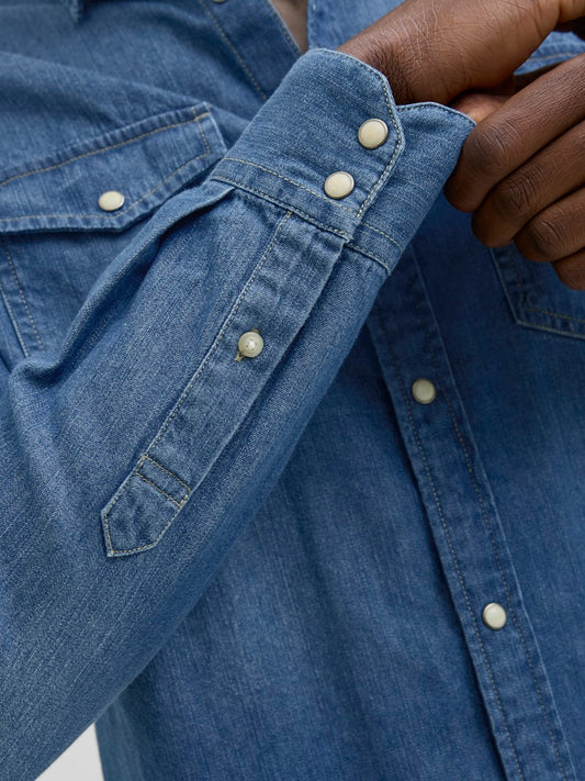 SHERIDAN DENIM SHIRT LS - BEST CLOTHES