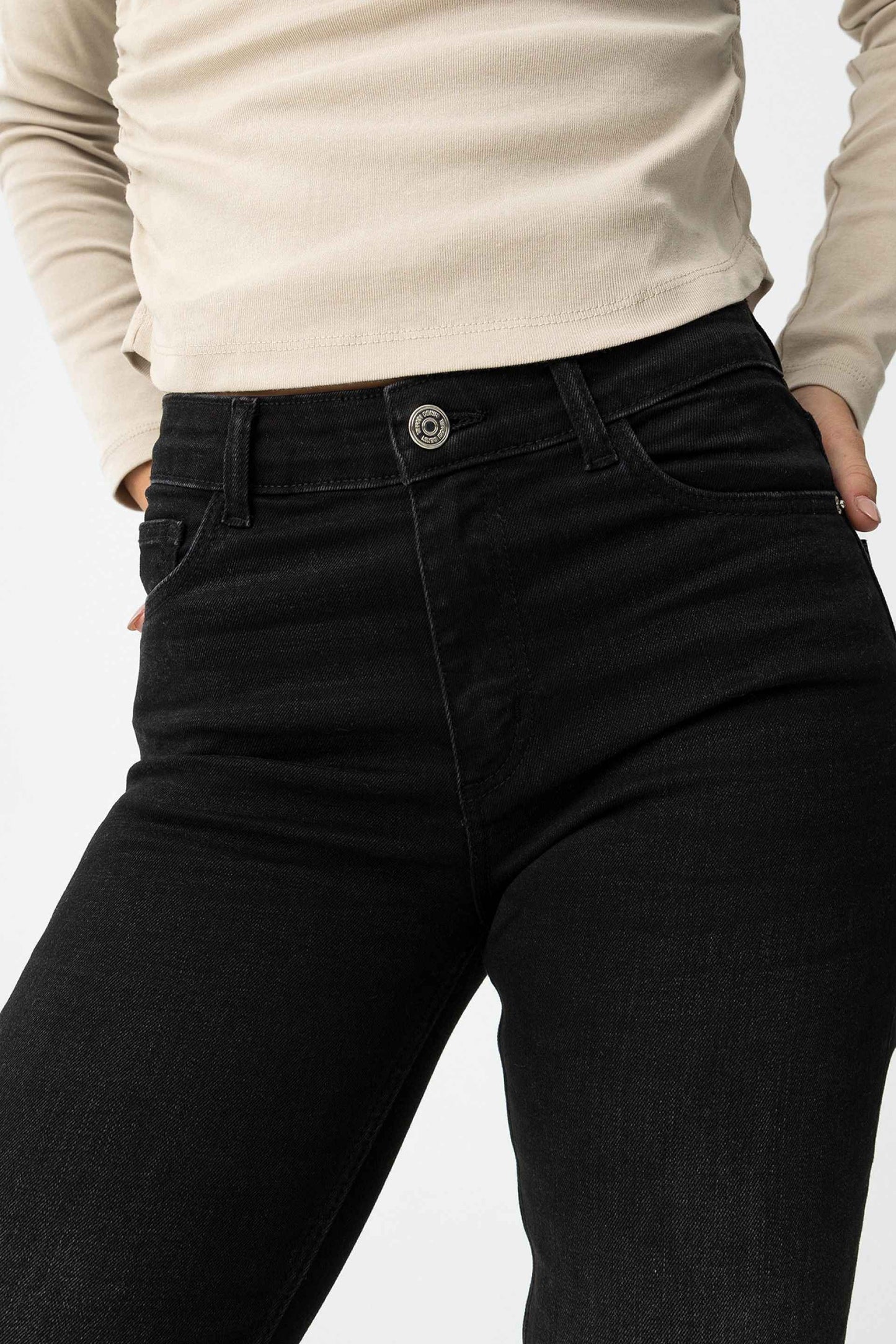 BELLA BLACK FLARE JEANS - BEST CLOTHES