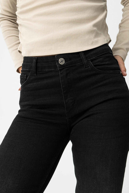 BELLA BLACK FLARE JEANS - BEST CLOTHES