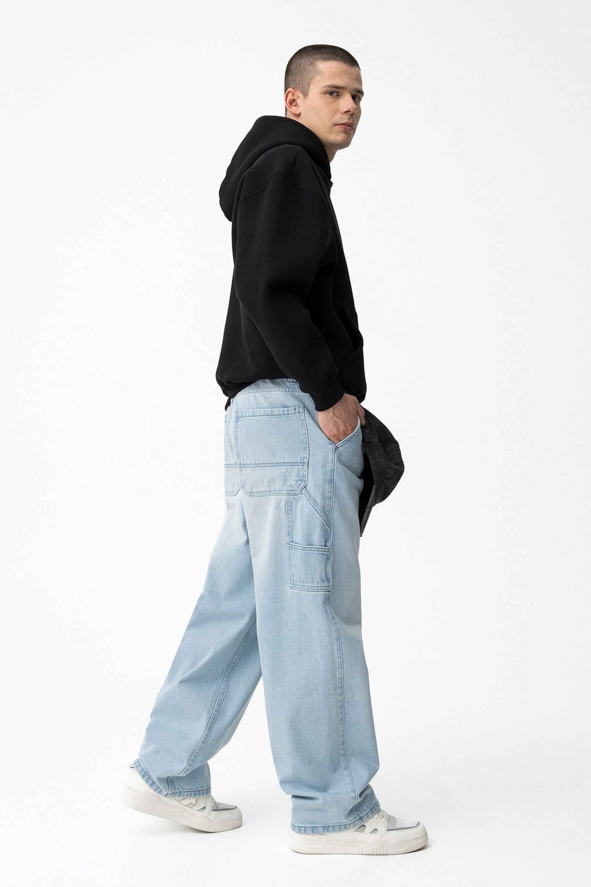 CARPENTER BAGGY JEANS