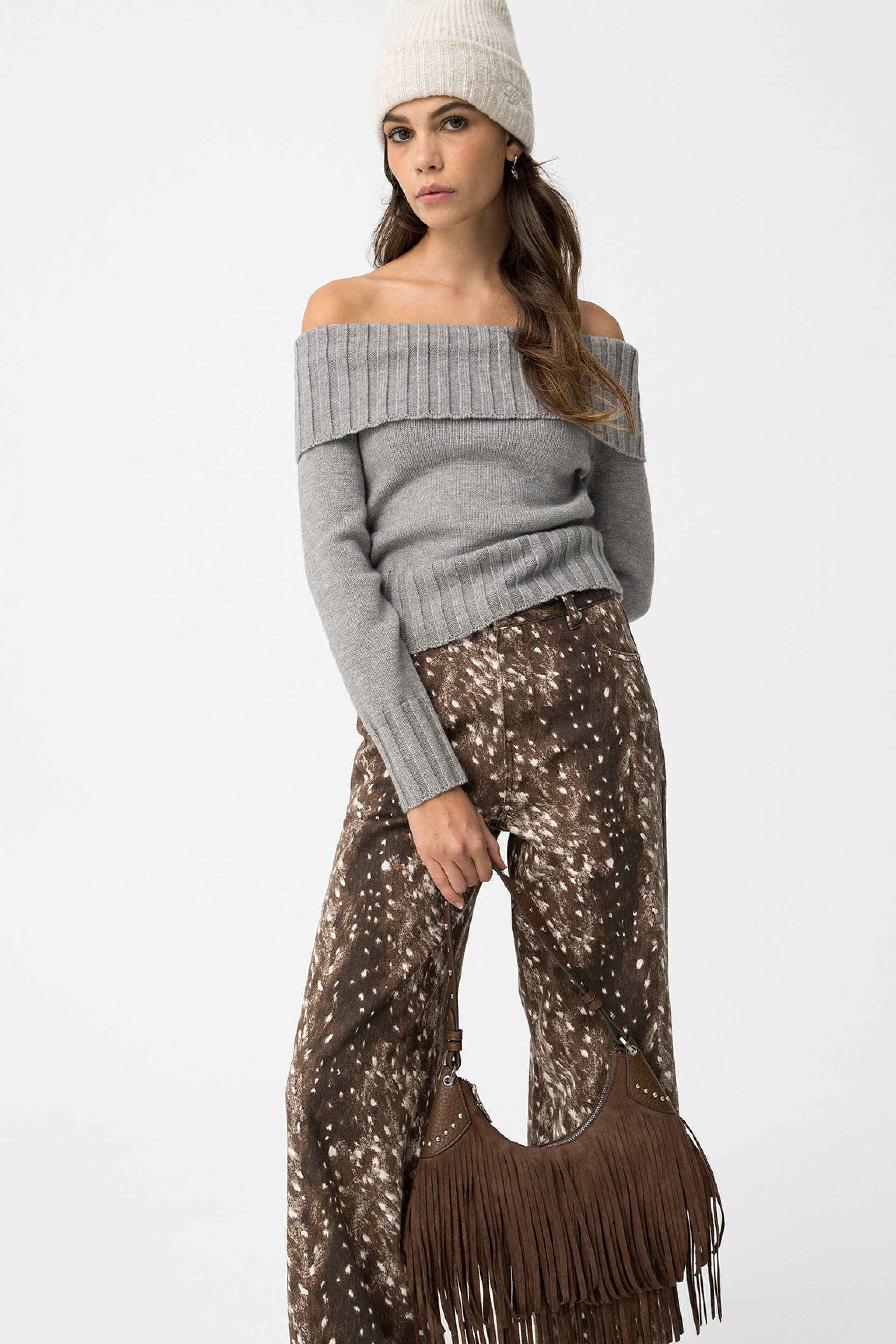 CAVERN OFF-SHOULDER SWEATER - BEST CLOTHES
