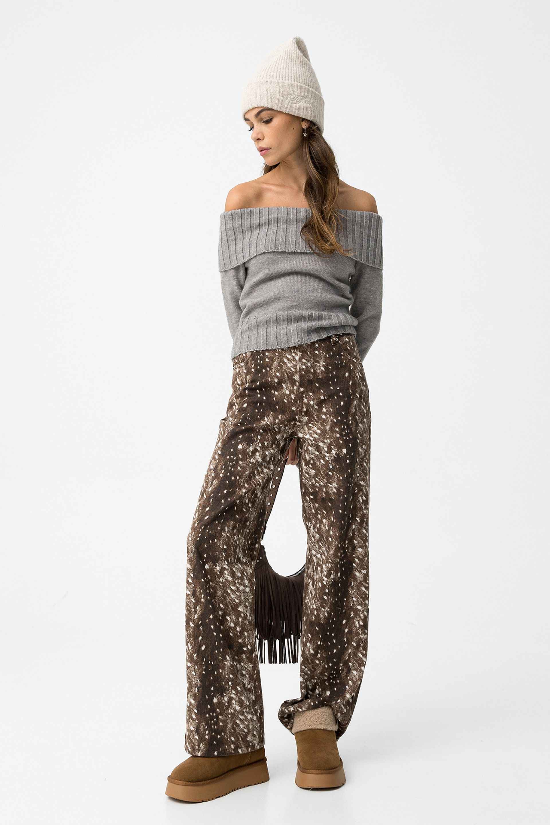 CAVERN OFF-SHOULDER SWEATER - BEST CLOTHES