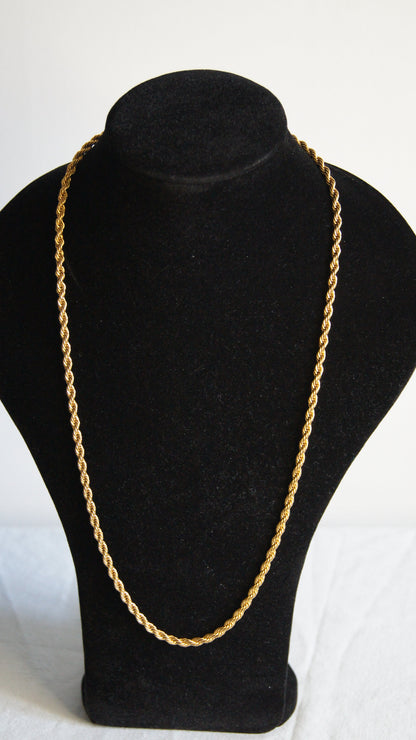 Borealis Rope Herr Halsband Guld