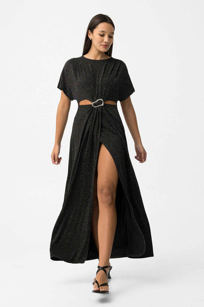 GLAM SHIMMERING MAXI DRESS - BEST CLOTHES