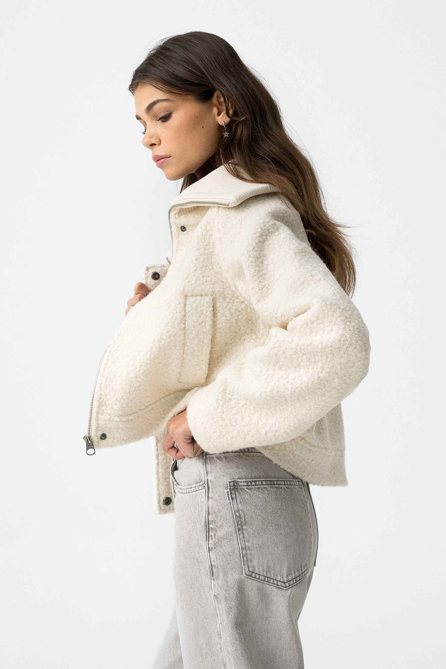 HAZEL WHITE BOUCLÉ JACKET - BEST CLOTHES