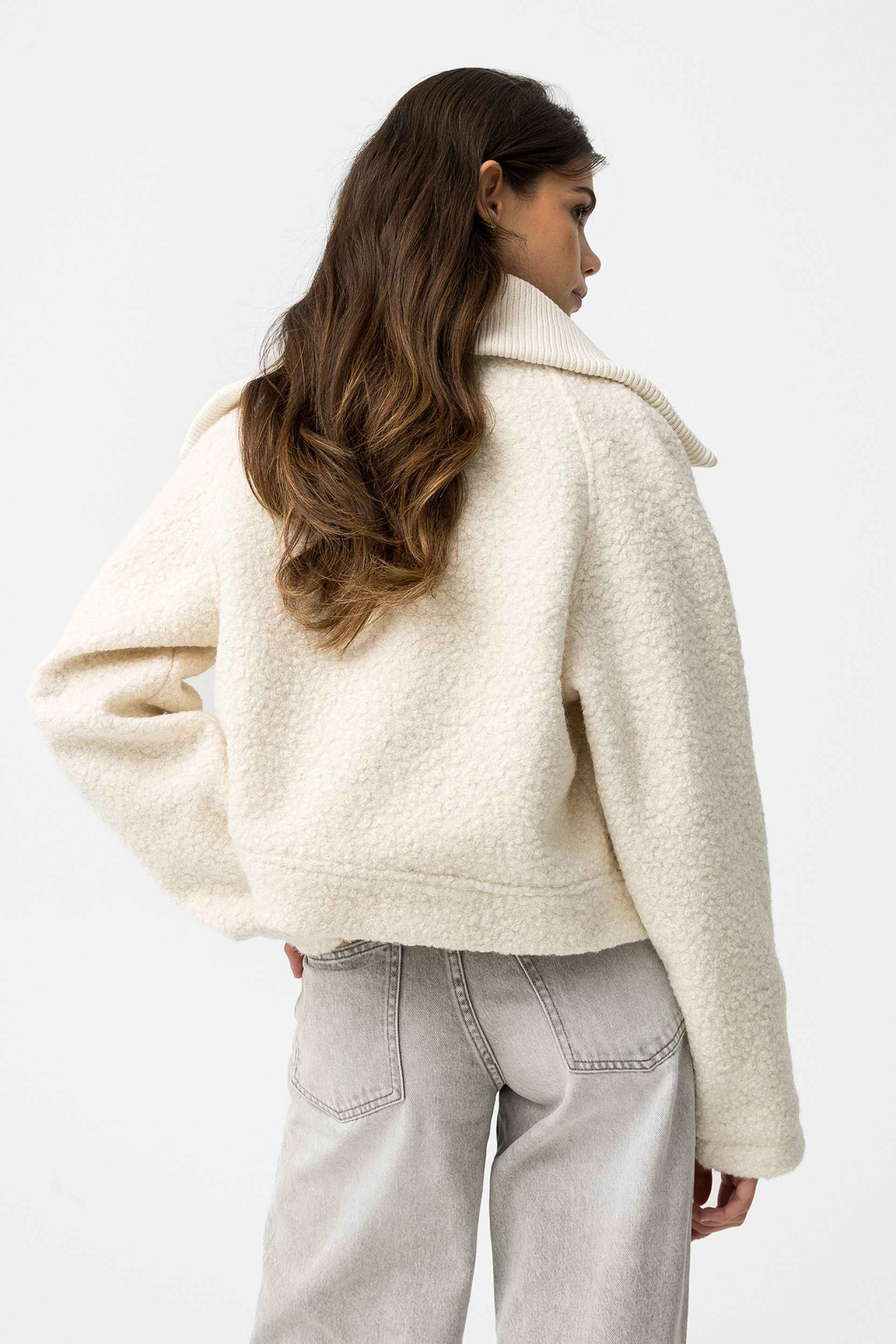 HAZEL WHITE BOUCLÉ JACKET - BEST CLOTHES