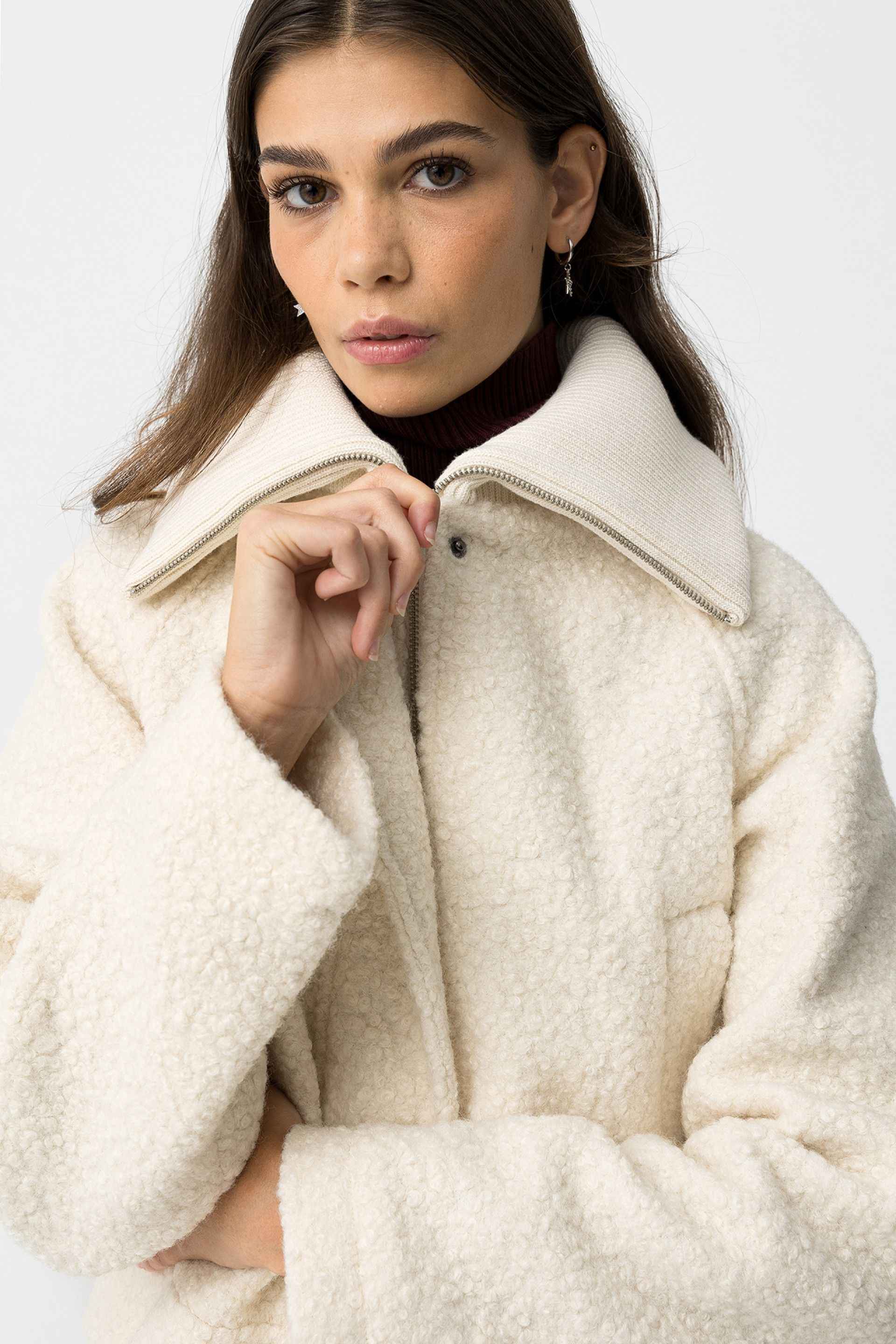 HAZEL WHITE BOUCLÉ JACKET - BEST CLOTHES