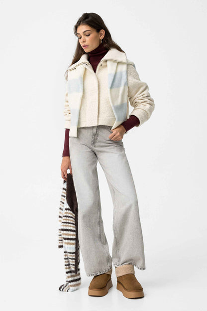 HAZEL WHITE BOUCLÉ JACKET - BEST CLOTHES