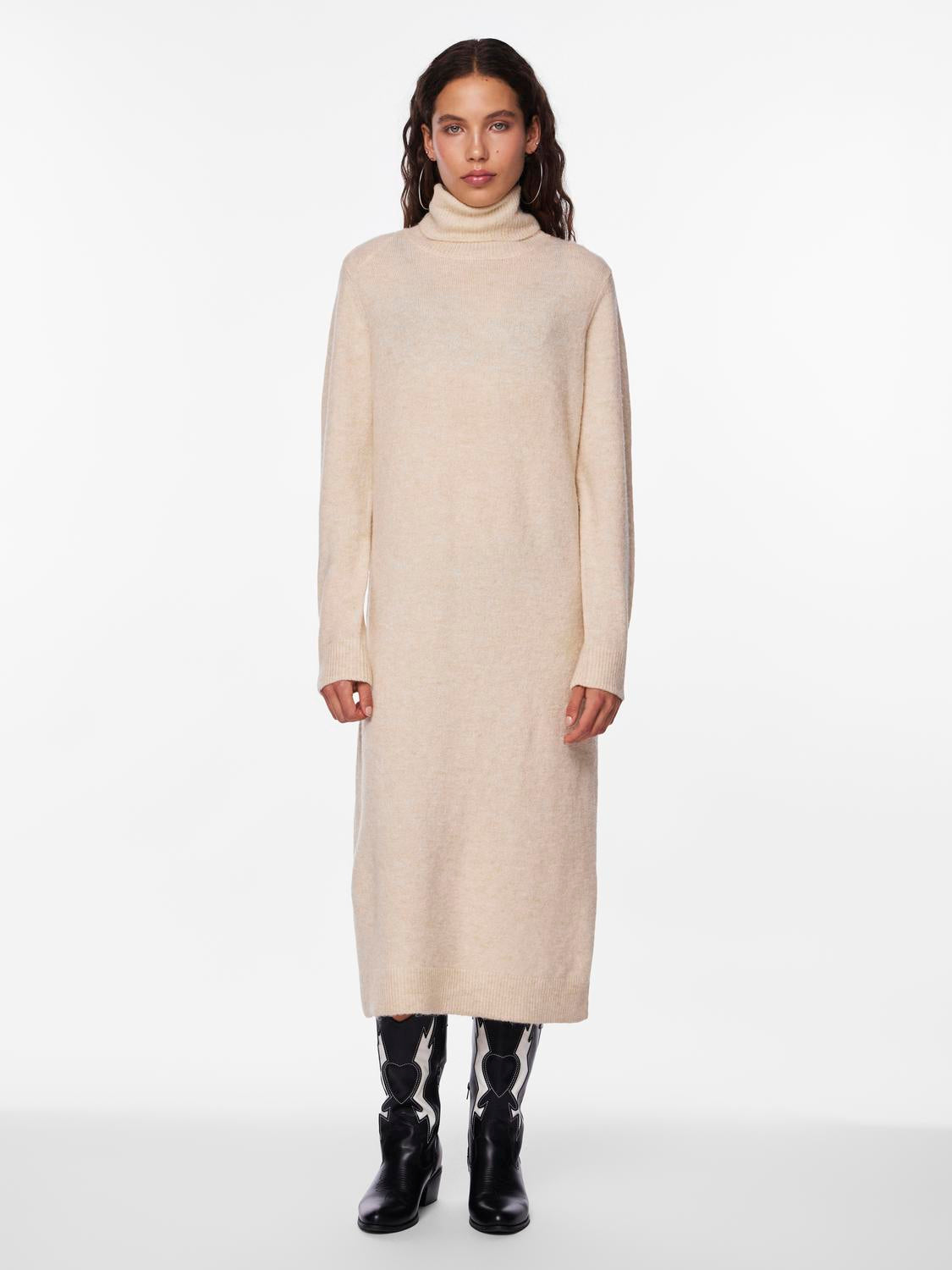 JULIANA LS ROLLNECK KNIT DRESS - BEST CLOTHES