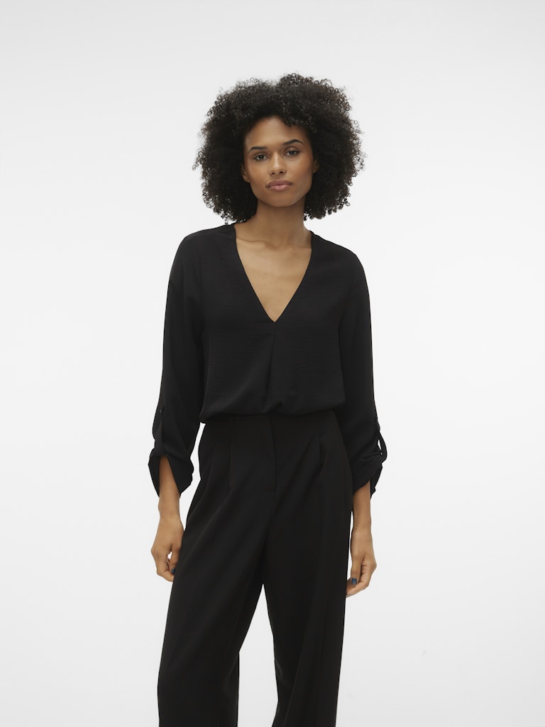 KAS LS V-NECK TOP - BEST CLOTHES