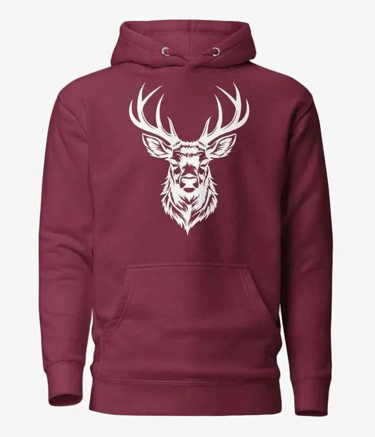 HOODIE WHITE DEER (PREMIUM)