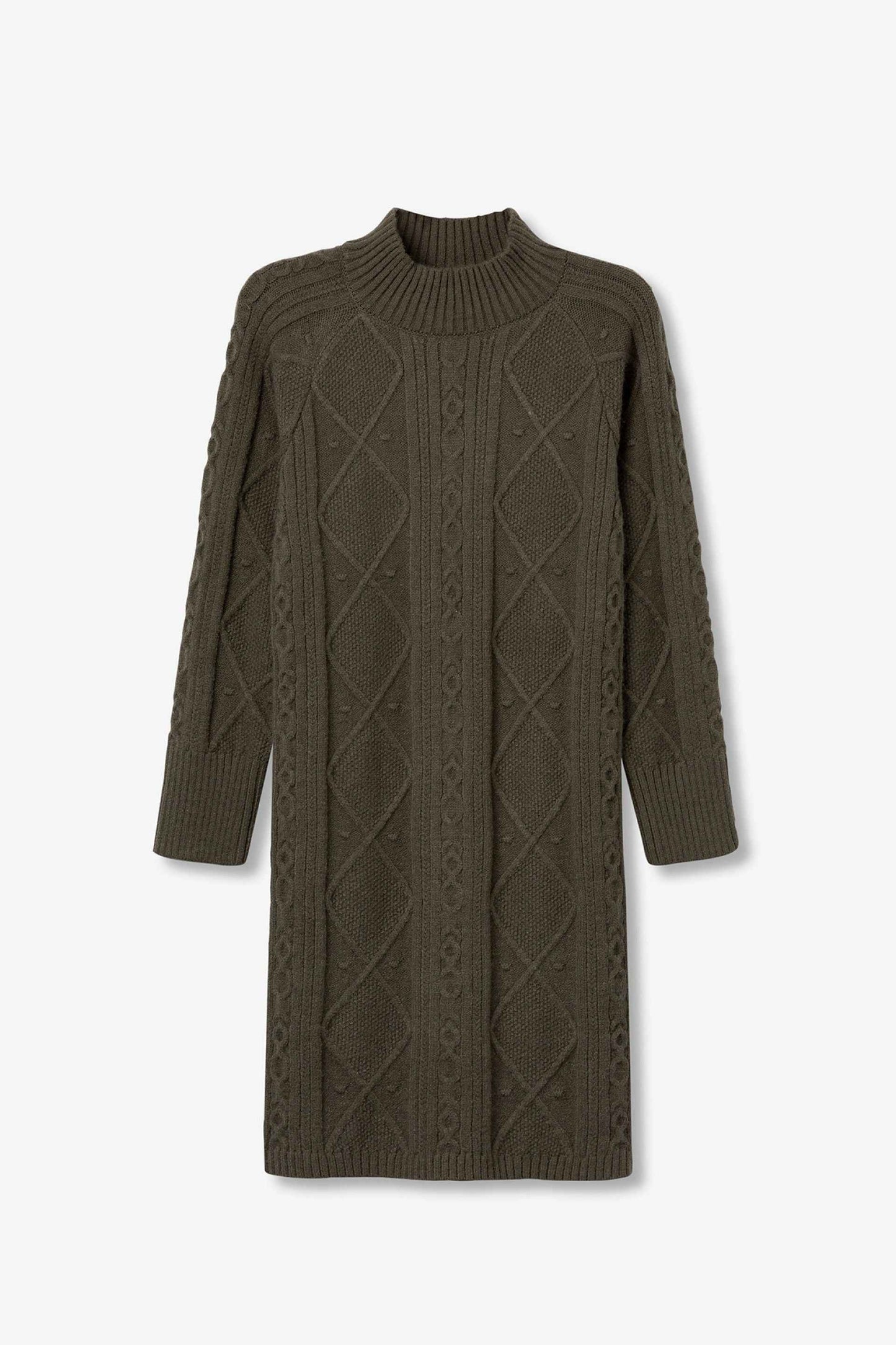 MARIJIN KABELSTICKAD KLÄNNING - BEST CLOTHES