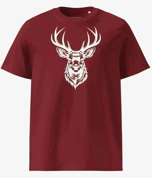 T-SHIRT WHITE DEER