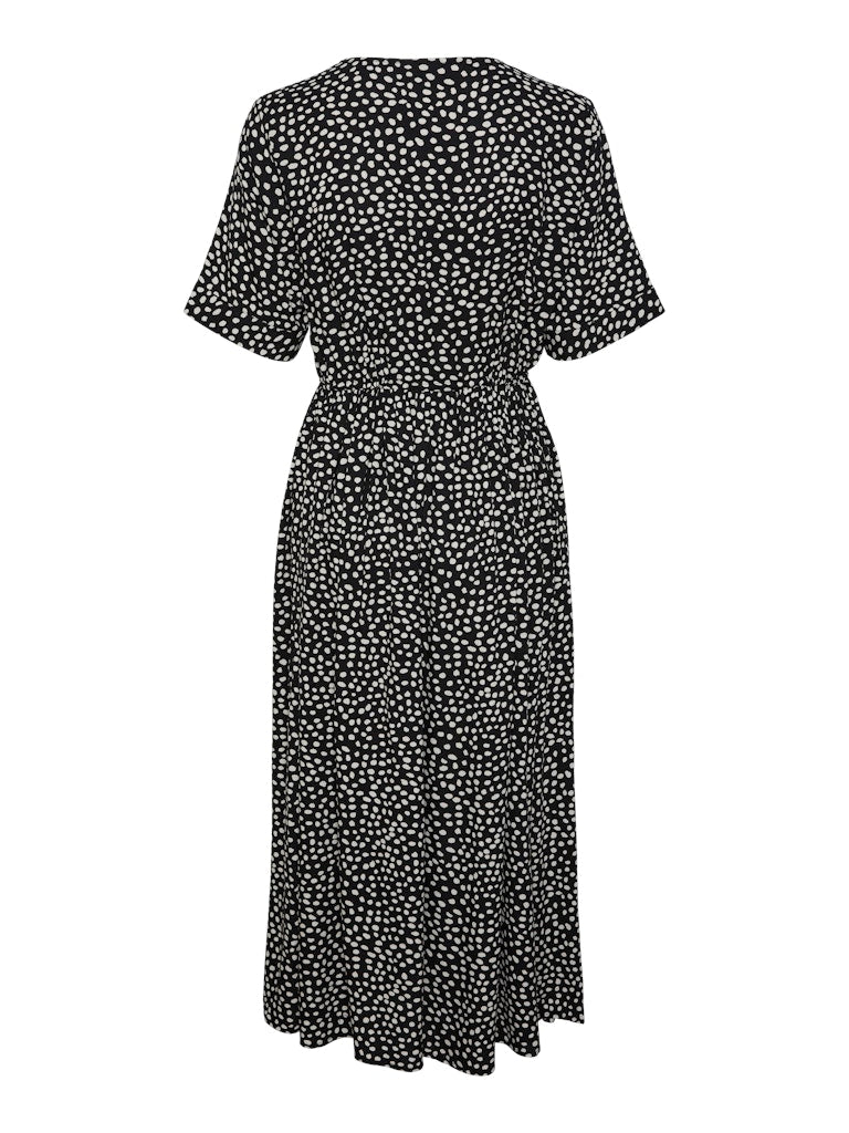 TALA SS STRING TIE MIDI DRESS
