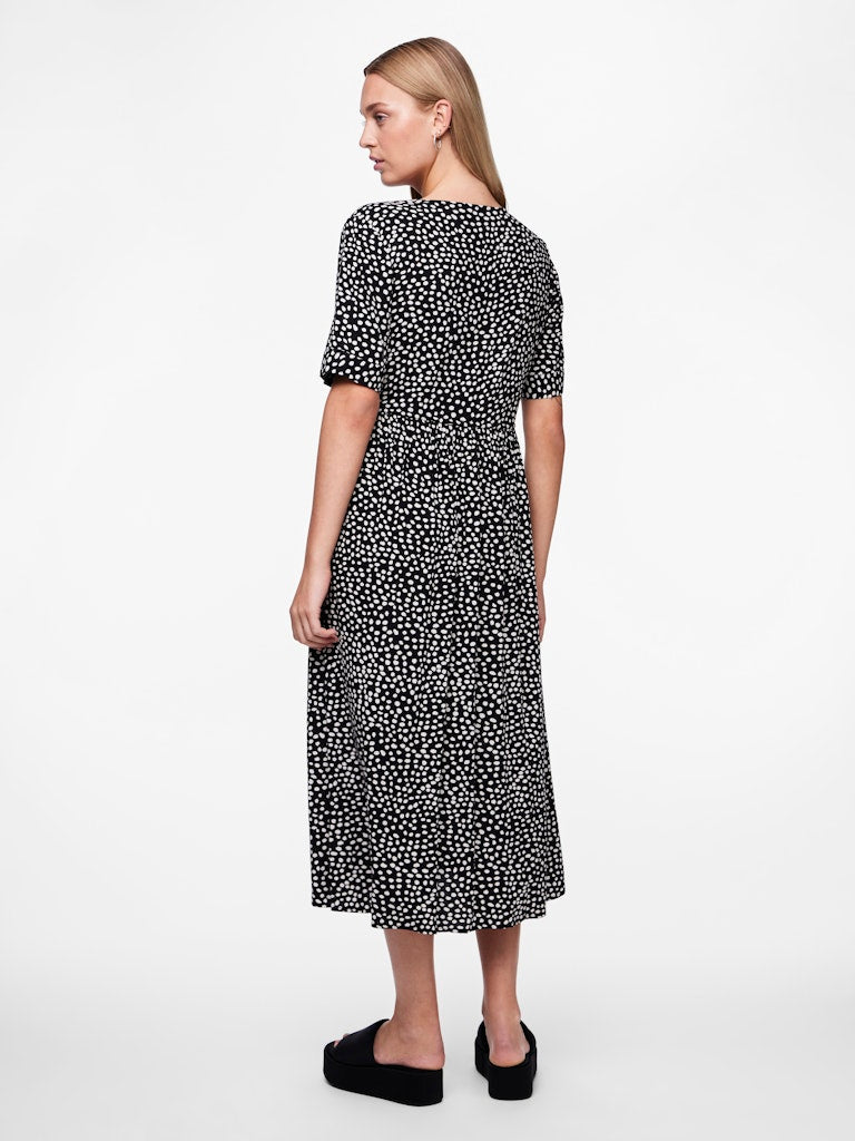 TALA SS STRING TIE MIDI DRESS
