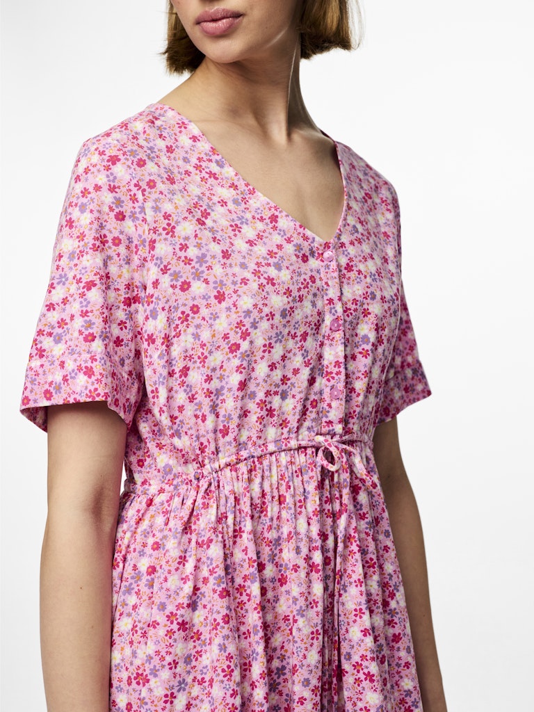 TALA SS STRING TIE MIDI DRESS