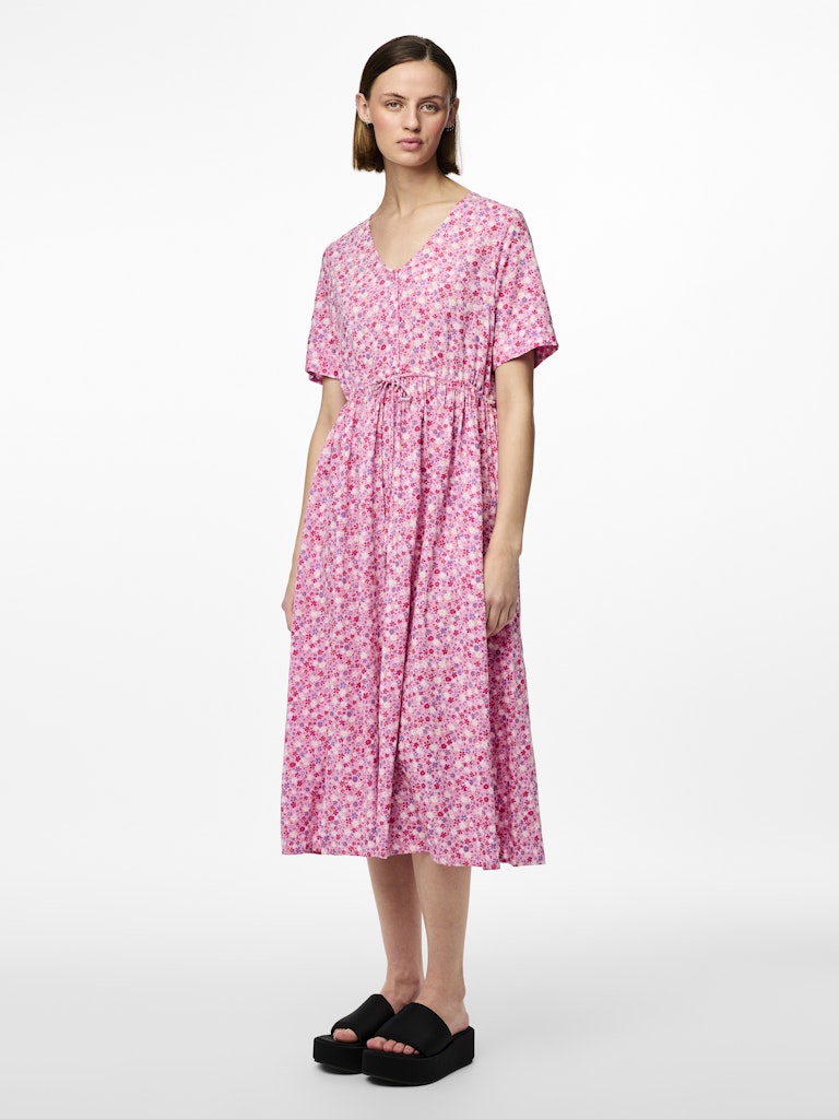 TALA SS STRING TIE MIDI DRESS