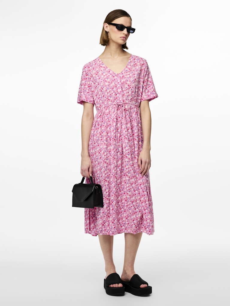 TALA SS STRING TIE MIDI DRESS