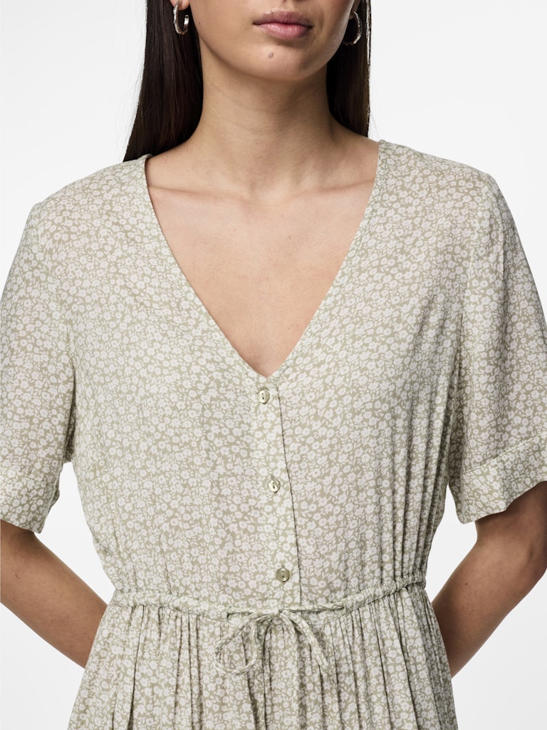TALA SS STRING TIE MIDI DRESS
