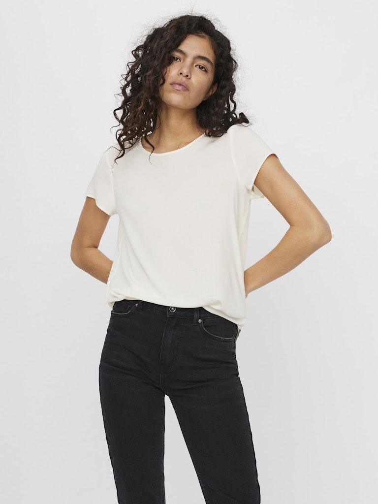 BECCA PLAIN SS TOP - BEST CLOTHES
