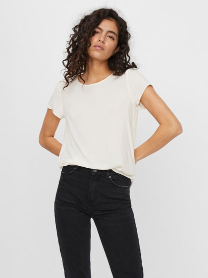 BECCA PLAIN SS TOP - BEST CLOTHES