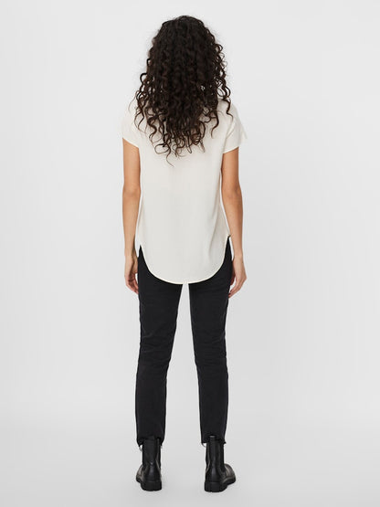 BECCA PLAIN SS TOP - BEST CLOTHES