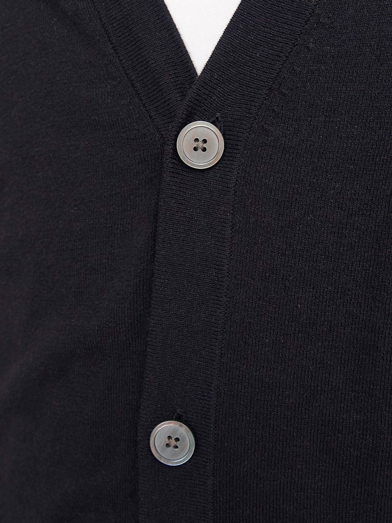 EMIL KNIT BUTTON CARDIGAN - BEST CLOTHES