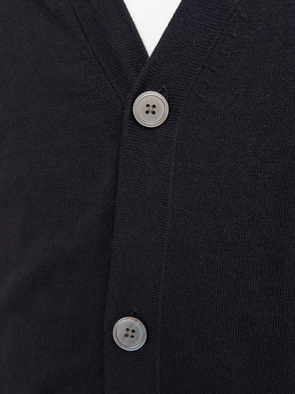 EMIL KNIT BUTTON CARDIGAN - BEST CLOTHES