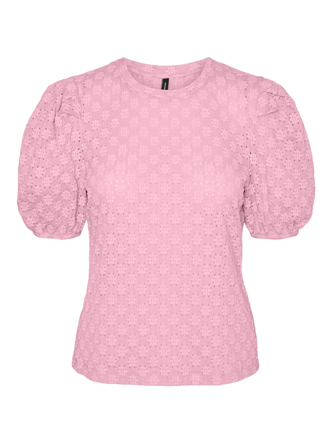 FLOWER SS PUFF SLEEVE TOP - BEST CLOTHES