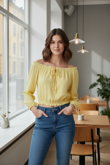 HANNAH BOATNECK TOP