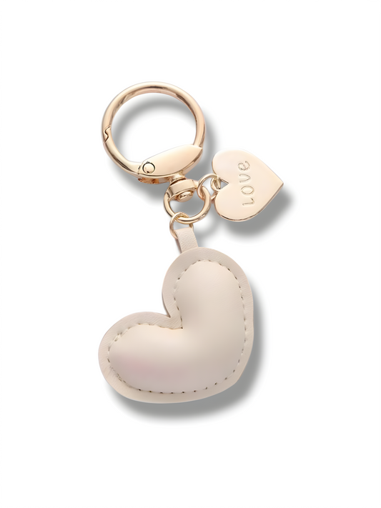 HJÄRTFORMAD NYCKELRING VÄSKPYNT - BEST CLOTHES
