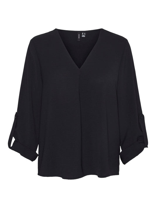 KAS LS V-NECK TOP - BEST CLOTHES