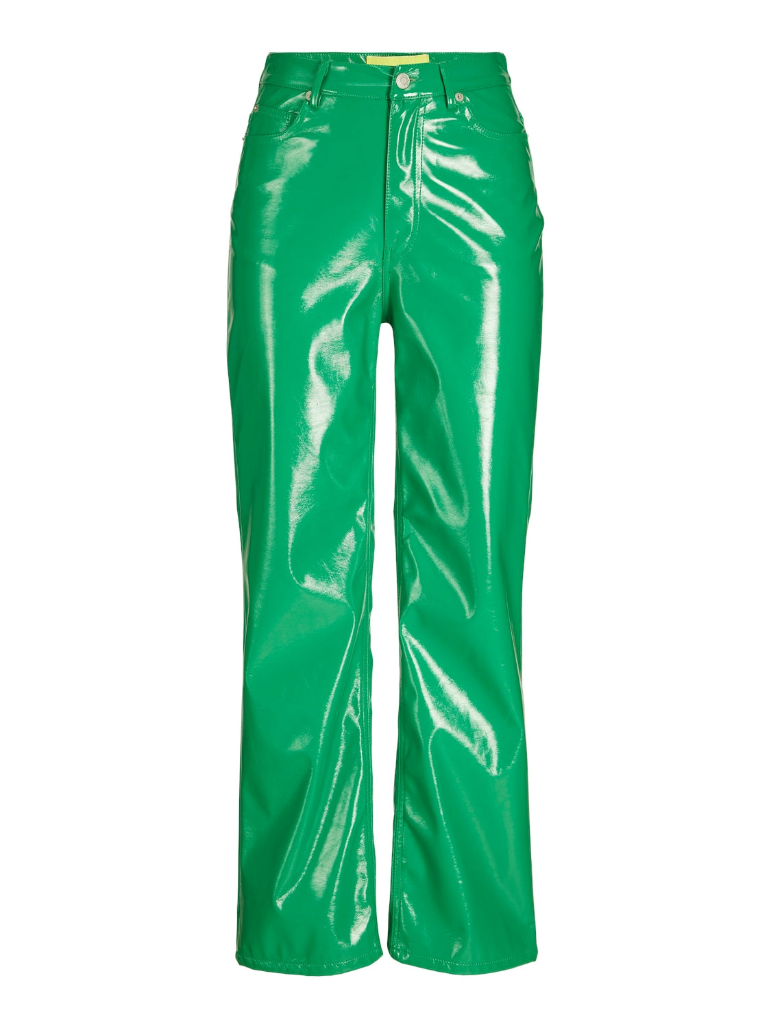 KENYA HW STRAIGHT FAUX LTH PANT - BEST CLOTHES