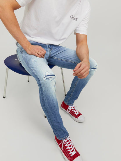 LIAM SEAL GE 484 RIPPED JEANS - BEST CLOTHES