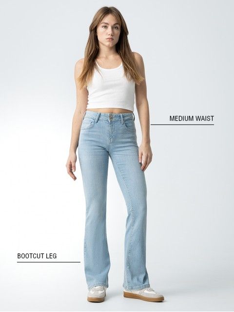 LIGHT PUSH UP 255 BOOTCUT JEANS - BEST CLOTHES