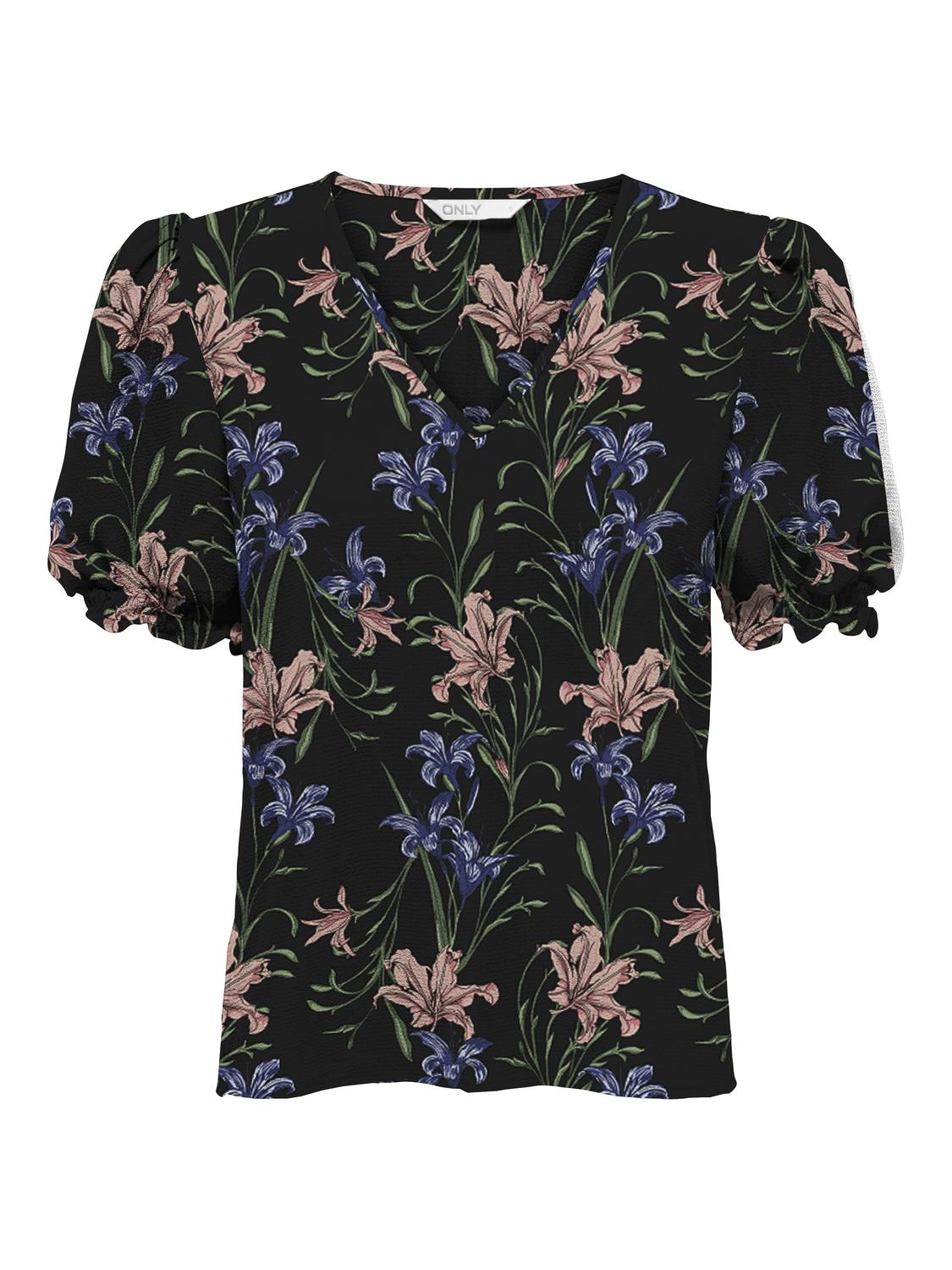 NOVA LUX SS BLAIR TOP AOP - BEST CLOTHES