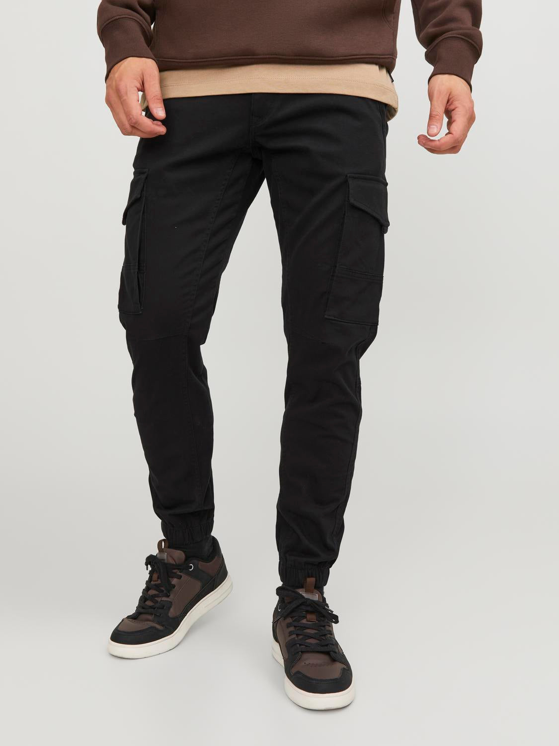 PAUL FLAKE 542 BLACK CARGO PANT - BEST CLOTHES