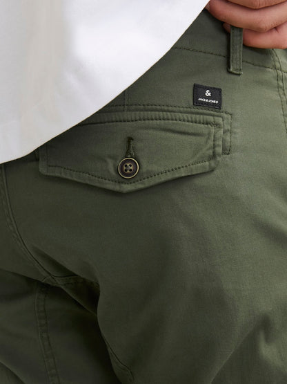 PAUL FLAKE 542 OLIVE CARGO PANT - BEST CLOTHES