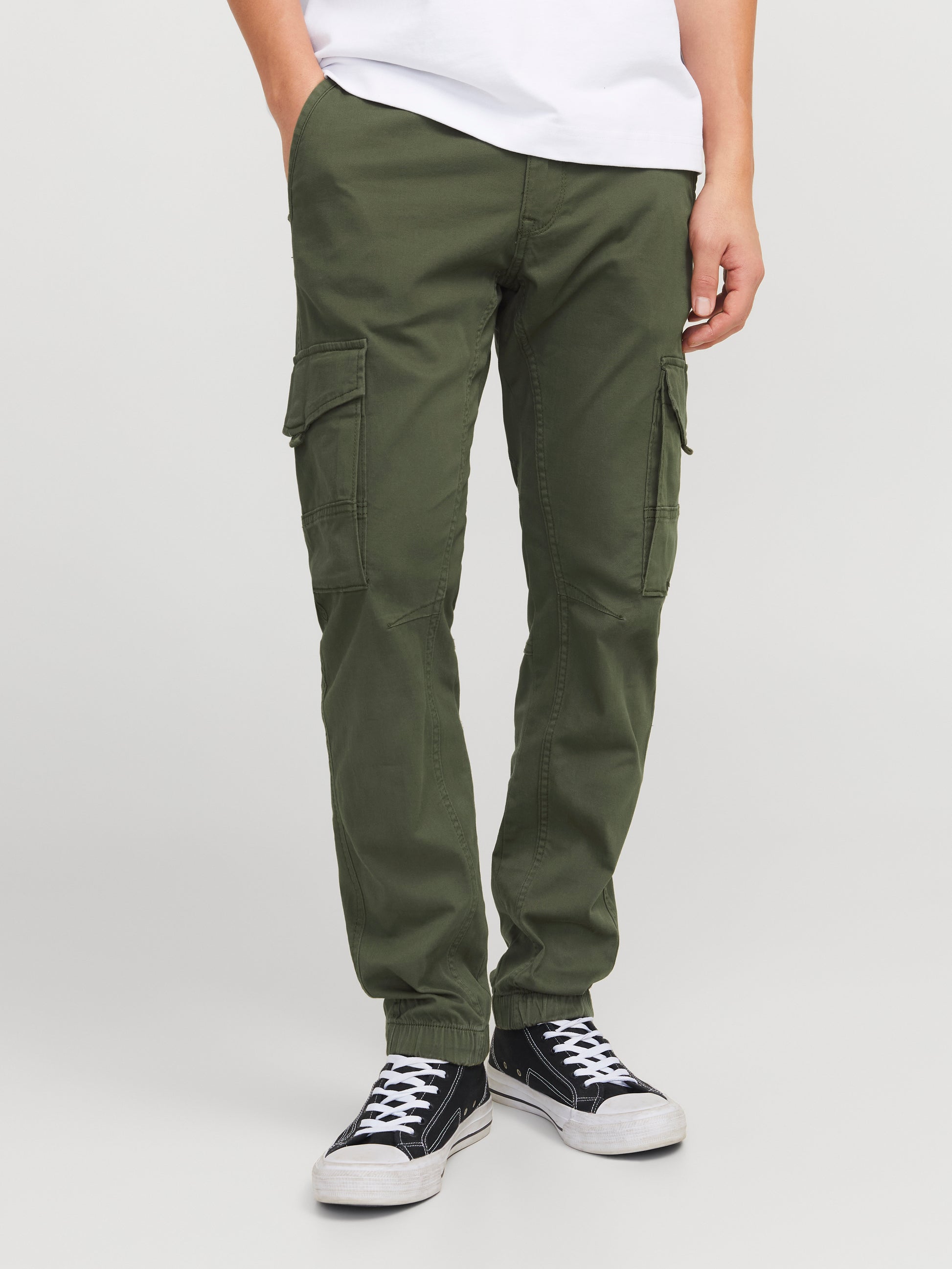 PAUL FLAKE 542 OLIVE CARGO PANT - BEST CLOTHES