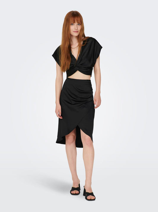 RUBY HW RUCHING BELOWKNEE SKIRT - BEST CLOTHES