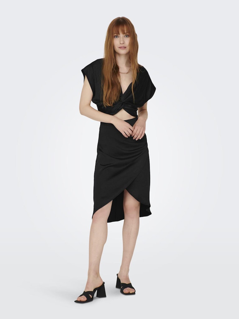 RUBY HW RUCHING BELOWKNEE SKIRT