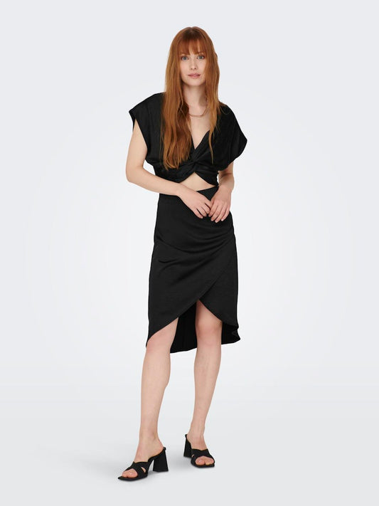 RUBY HW RUCHING BELOWKNEE SKIRT