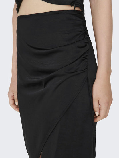 RUBY HW RUCHING BELOWKNEE SKIRT