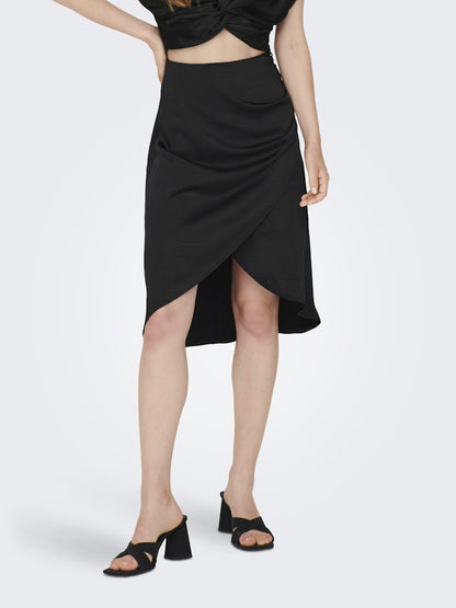 RUBY HW RUCHING BELOWKNEE SKIRT